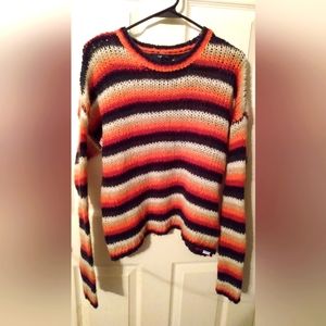 Light Fuzzy-Knit Sweater
